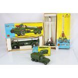 Boxed Corgi 1112 'Corporal' Guided Missile on Mobile Launcher, boxed Corgi 1113 'Corporal' Guided