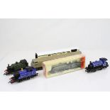 Four OO gauge locomotives to include 3 x Hornby (Truro 107 & CR 640 x 2) and Lima Western Enterprise