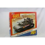 Boxed Action Man Action Force Hovercraft vehicle, unbuilt, complete with figure and unused sticker