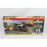 Boxed Hornby OO gauge R1126 Mixed Freight DCC Digital train set, complete and vg, some witing to