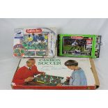 Boxed Subbuteo France 98 set (with additional accessories within the box) and a boxed Premier League