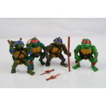 Teenage Mutant ninja Turtle - Set of four original Plamates TNMT Turtles to include Leonardo,