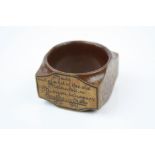 19th century Napkin Ring made from wood of the Melanesian Mission Schooner ' Southern Cross ' (