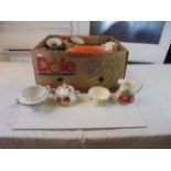 A quantity of Solianware floral decorated cups saucers etc together with Japanese satsuma style