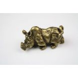 Bronze / Brass figure of a Rhino
