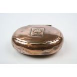 Copper Snuff Box made from the copper of HMS Foudroyant, Nelson's Flagship, 9cms long