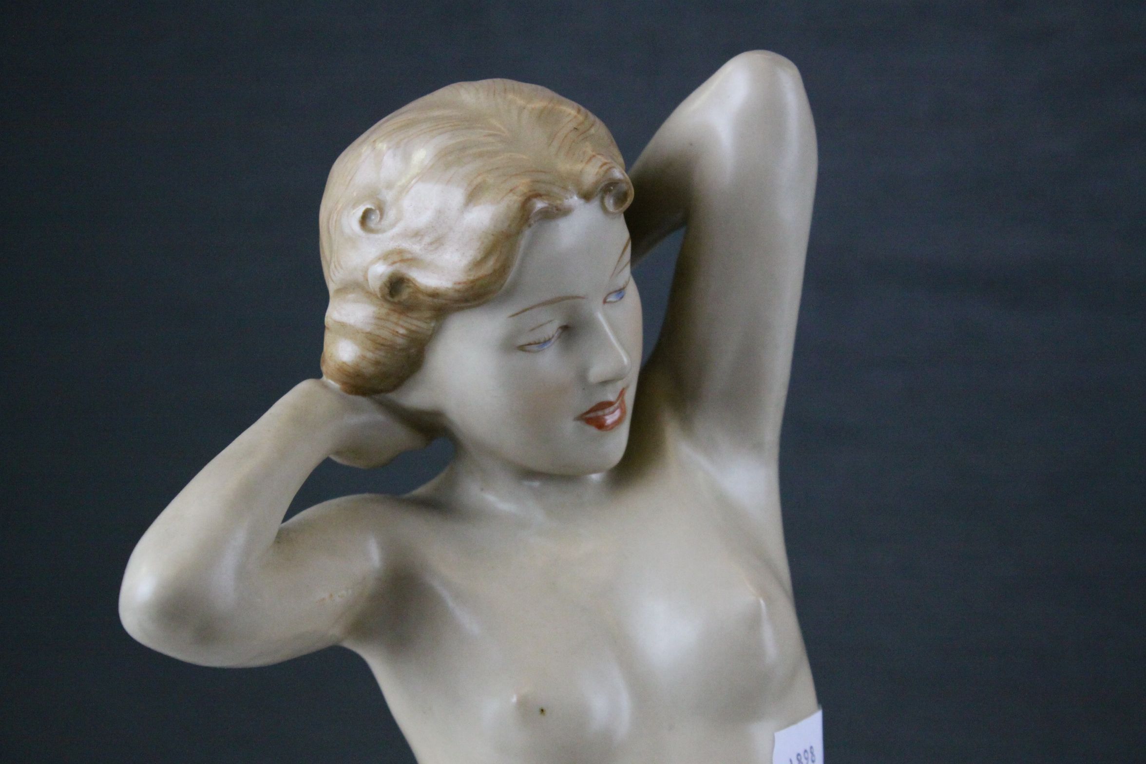 Royal Dux figure of a Nude, c.1950, makers mark underside of base - Image 2 of 8