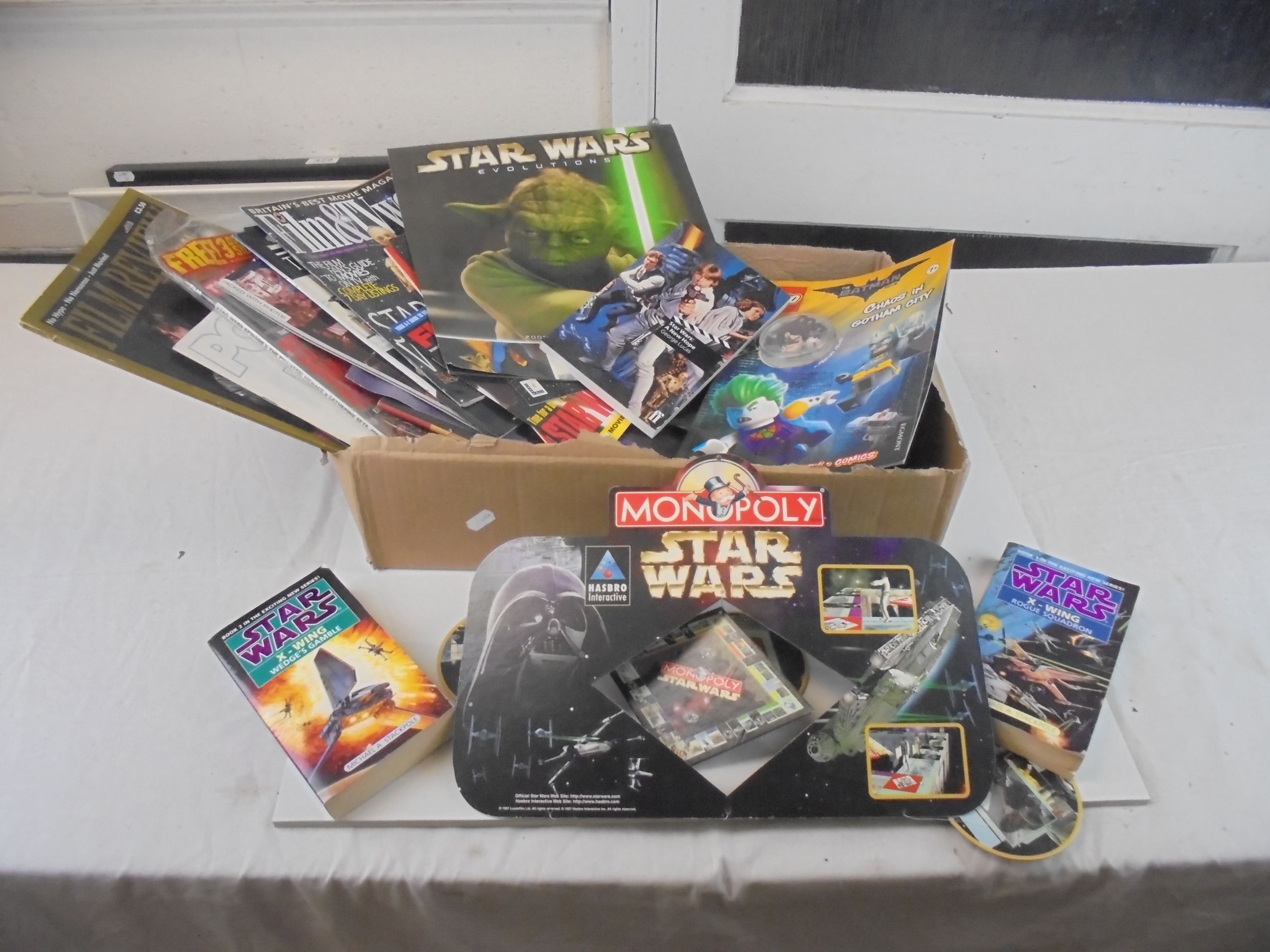 Star Wars - Collection of Various items including Books, Calendars, Magazines, Monoploy Cardboard
