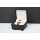 A gents Rotary wrist watch complete with box and guarantee card.