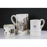 Wedgwood Tankard designed by Richard Guyatt to commemorate the investiture of the Prince of Wales