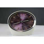 Retro 1960's / 70's Japanese ' Rhythm ' Alarm Clock, 12.5cms high