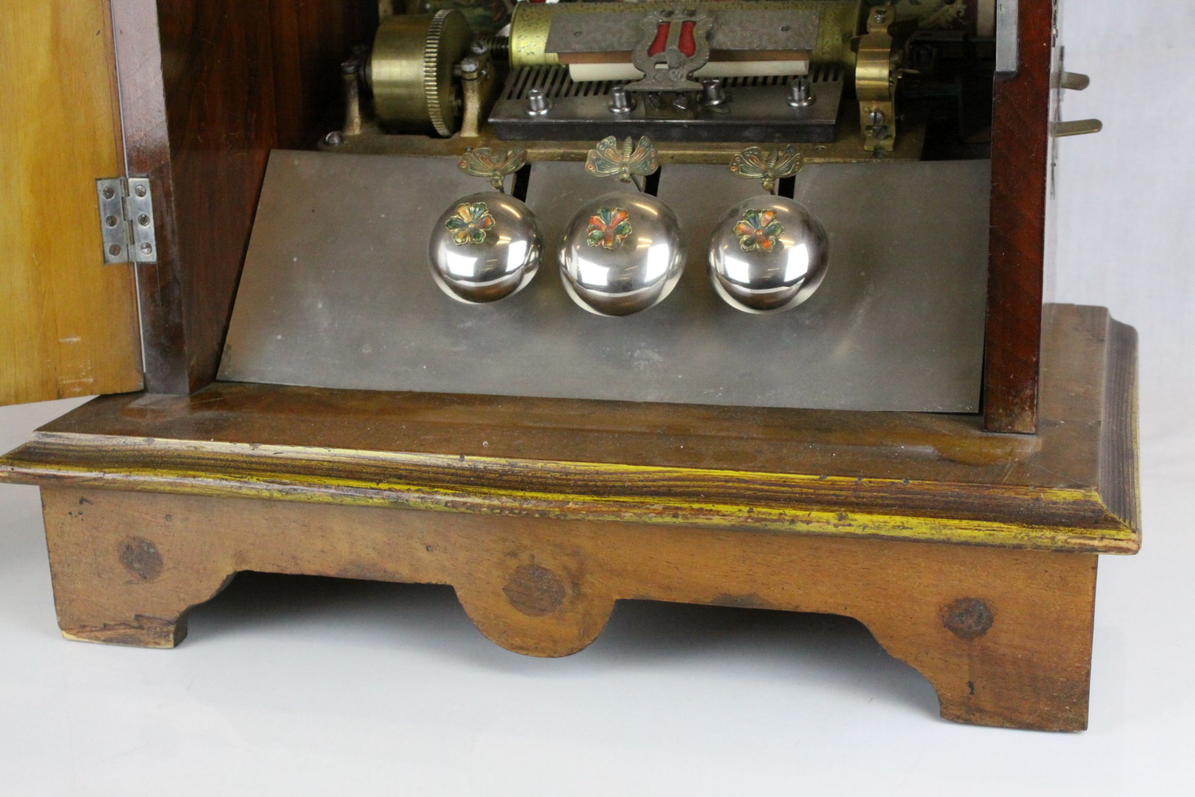 The Victoria Penny Slot Cylinder Table Top Music Box, by Barnet Henry Abrahams of St Croix, - Image 5 of 9