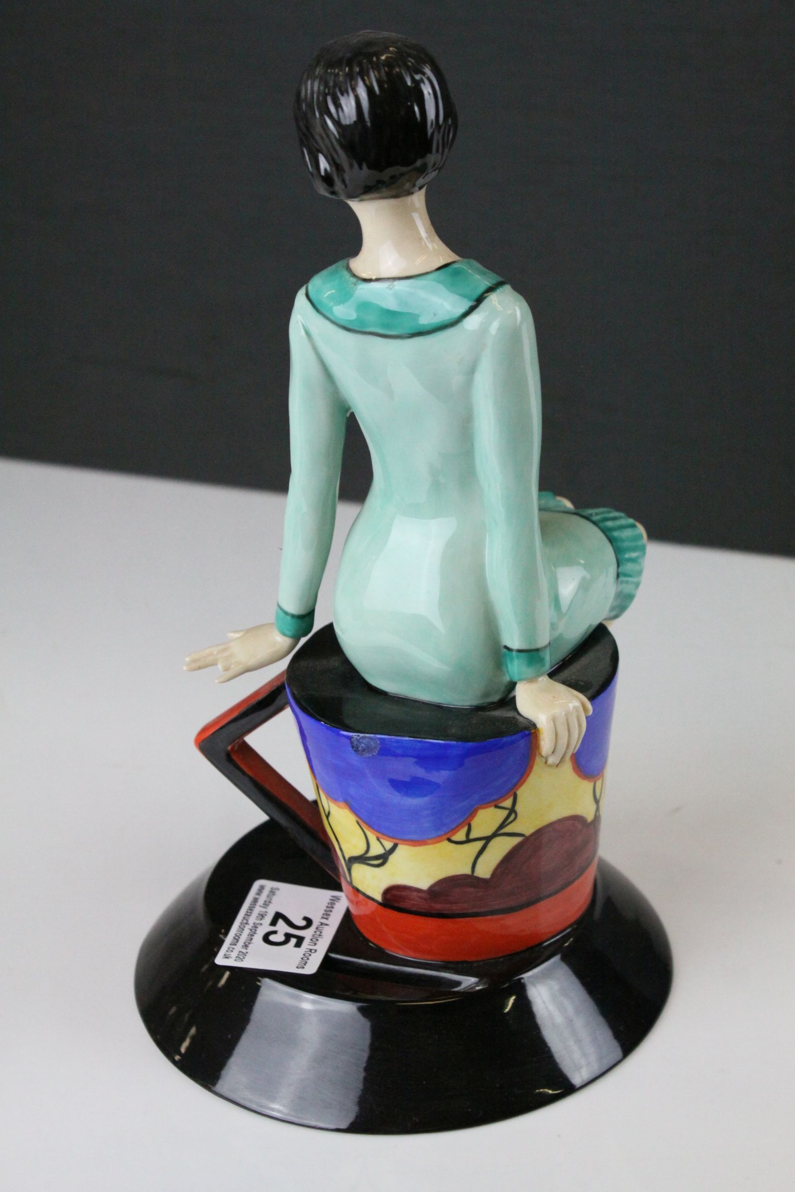 Kevin Francis Limited Edition Figure ' Young Clarice Cliff ' modelled by Andy Moss, no. 454/900, - Image 6 of 9