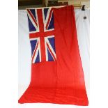 Ensign Flag on Wooden Pole with toggle, 185cms x 92cms