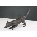 Bronze Sculptured Fox by Caroline Wallace