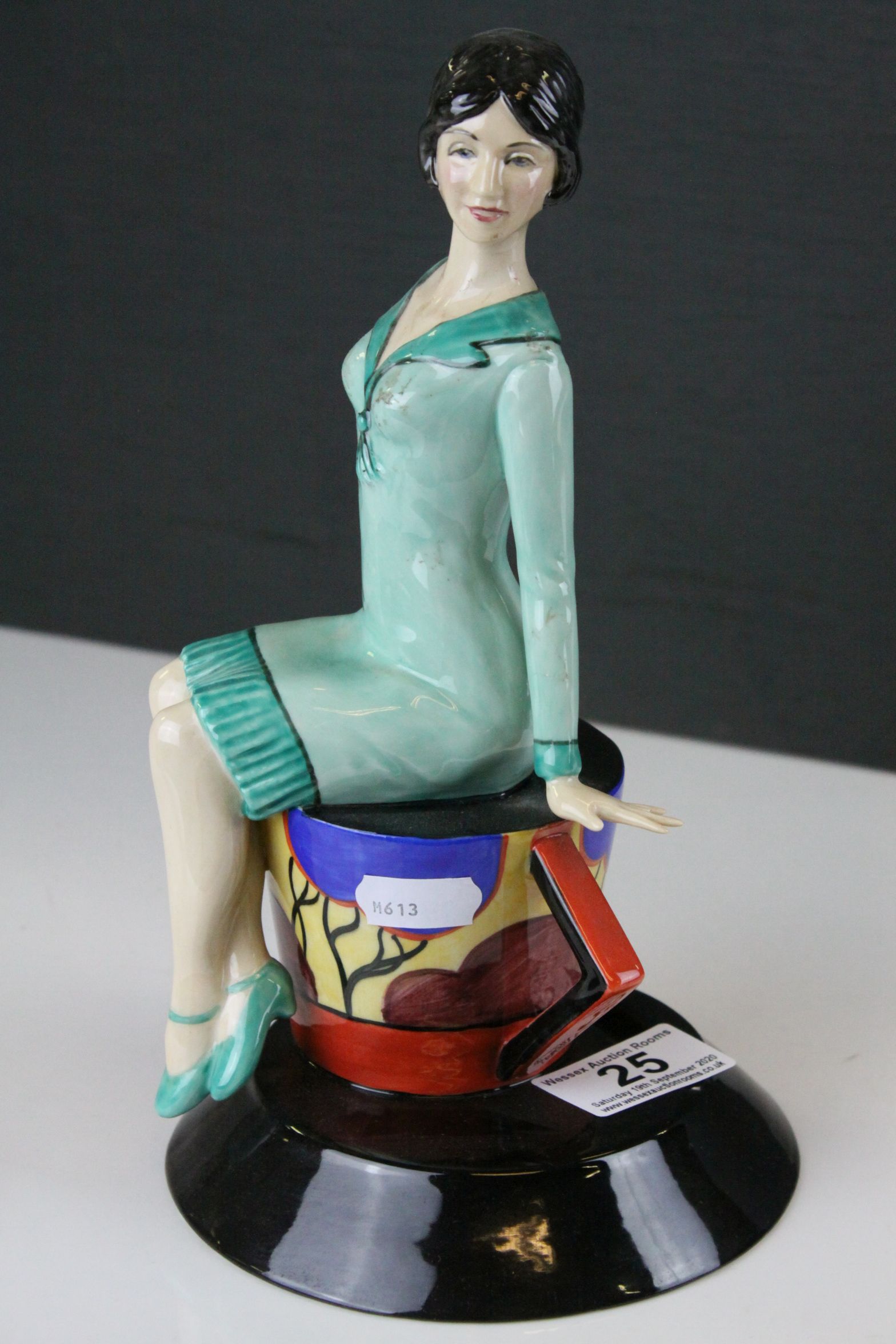 Kevin Francis Limited Edition Figure ' Young Clarice Cliff ' modelled by Andy Moss, no. 454/900, - Image 2 of 9