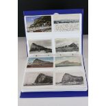 Over 200 Postcards contained in a single album, various subjects including Uk scenes, Steam Engines,
