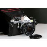Pentax JME Super Camera with Pentax M1:1.7 50mm lens, AF160 Flash in Carry Case