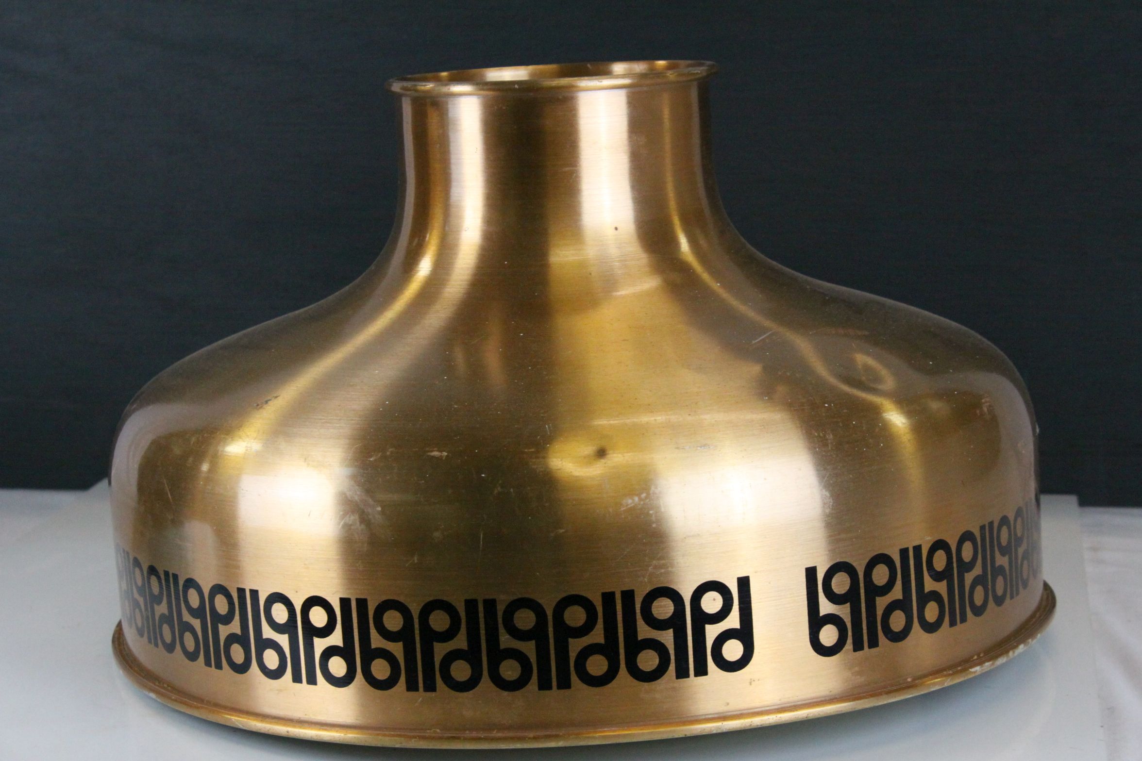 Large 1960s metal ceiling light, together with an anglepoise lamp - Image 2 of 10