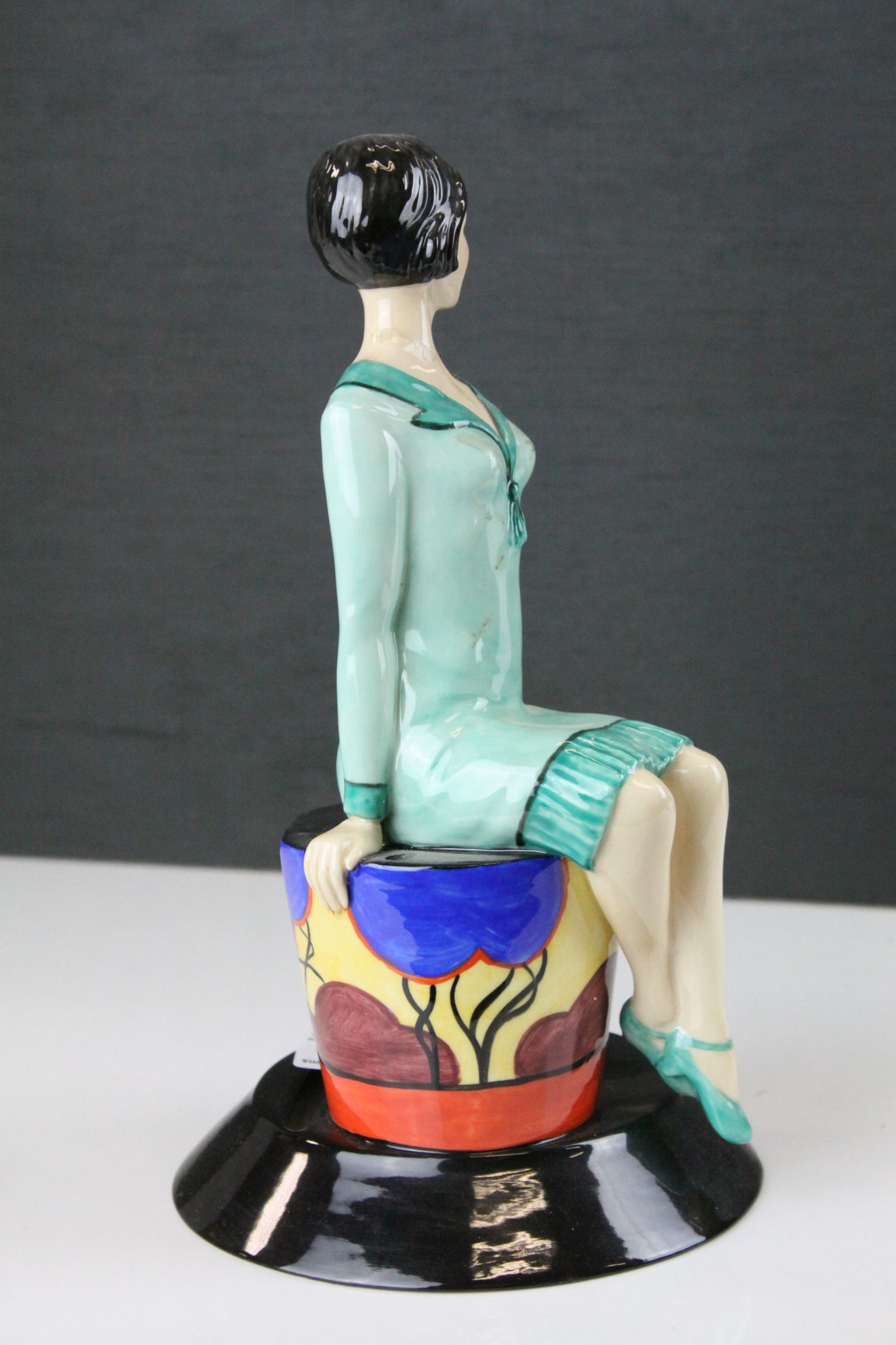 Kevin Francis Limited Edition Figure ' Young Clarice Cliff ' modelled by Andy Moss, no. 454/900, - Image 5 of 9