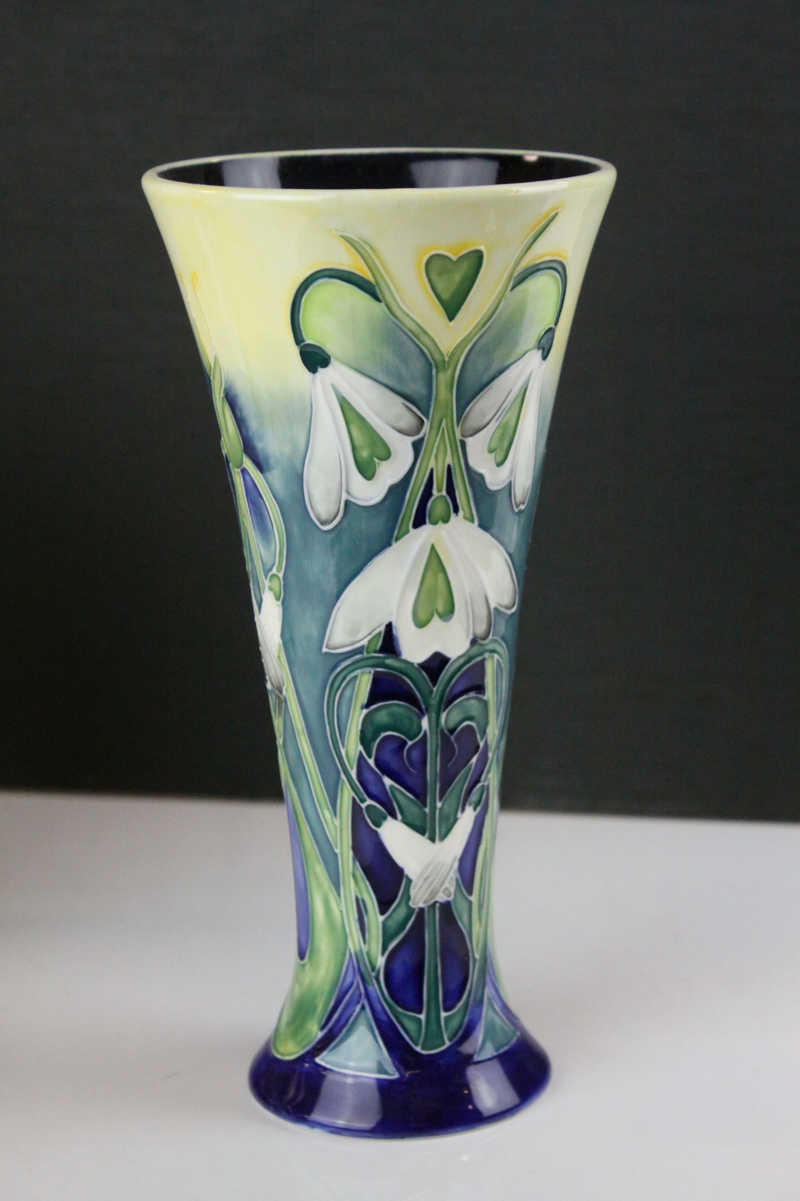 The Old Tupton Ware Vases with tube-lined decoration, one with Art Deco design by Jeanne McDougall - Image 2 of 9