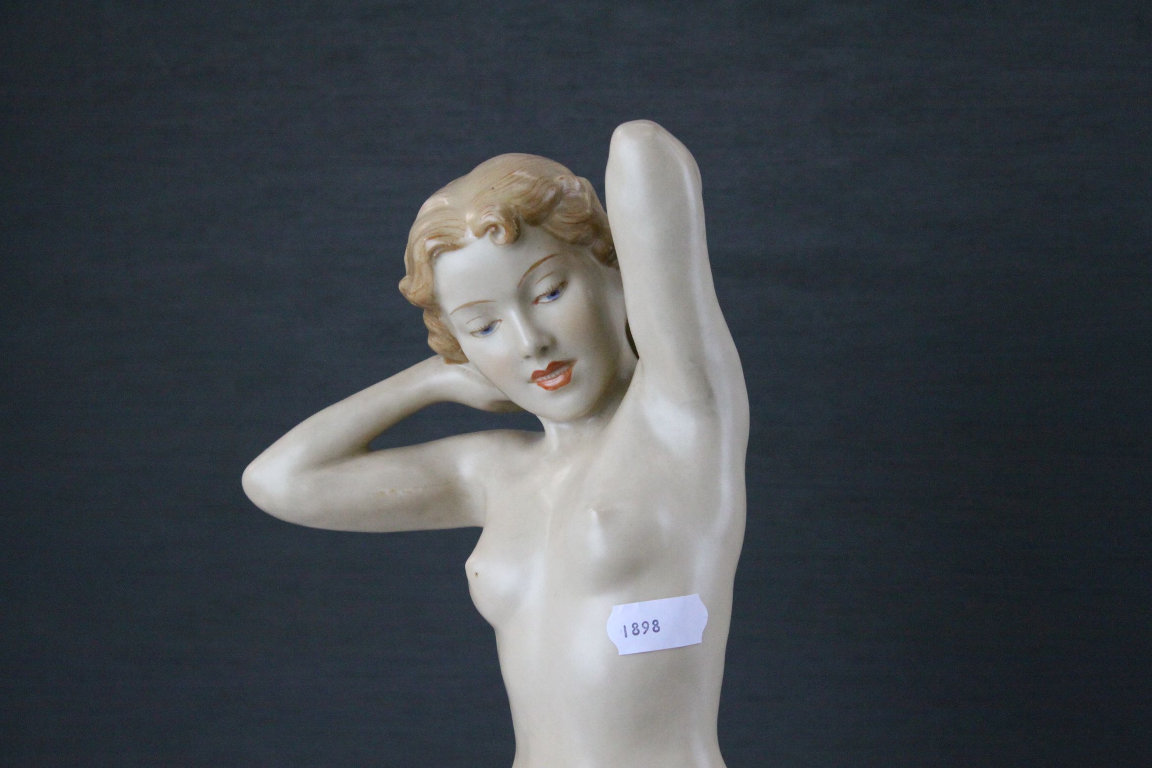 Royal Dux figure of a Nude, c.1950, makers mark underside of base - Image 5 of 8