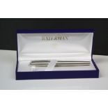 A cased Waterman ballpoint pen.