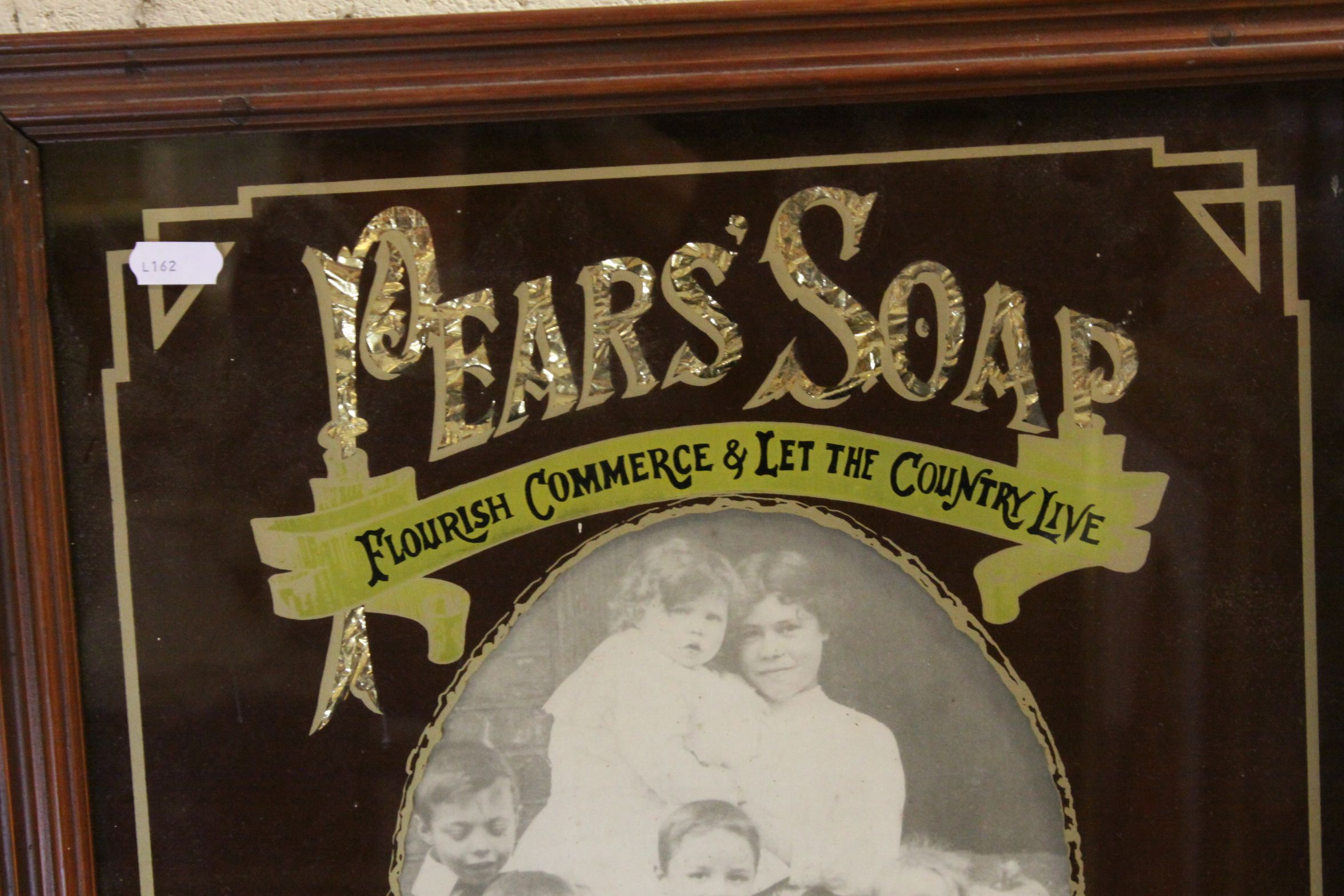 Pears' Soap Advertising Sign ' Pears' Soap, flourish commerce & let the country live, a speciality - Image 2 of 3