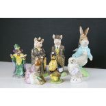 Collection of Ceramic Animals including Limited Edition Beswick Peter Rabbit, Goebel Owl, Beswick