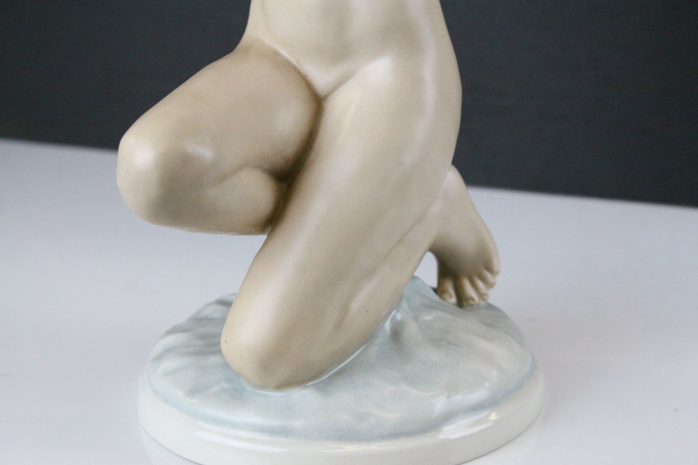 Royal Dux figure of a Nude, c.1950, makers mark underside of base - Image 6 of 8