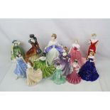 Collection of Figurines including Six Royal Doulton Figurines (Buttercup, Nancy, Scottish Pride,