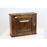 Small Early 20th century Oak Hanging Cupboard, 38cms x 31cms