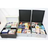 Four Boxes of Packs of Playing Cards including a box of pictorial cards