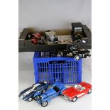 Collection of Fifteen Die Cast Scale Model Cars including Burago, Franklin Mint Precision Models,