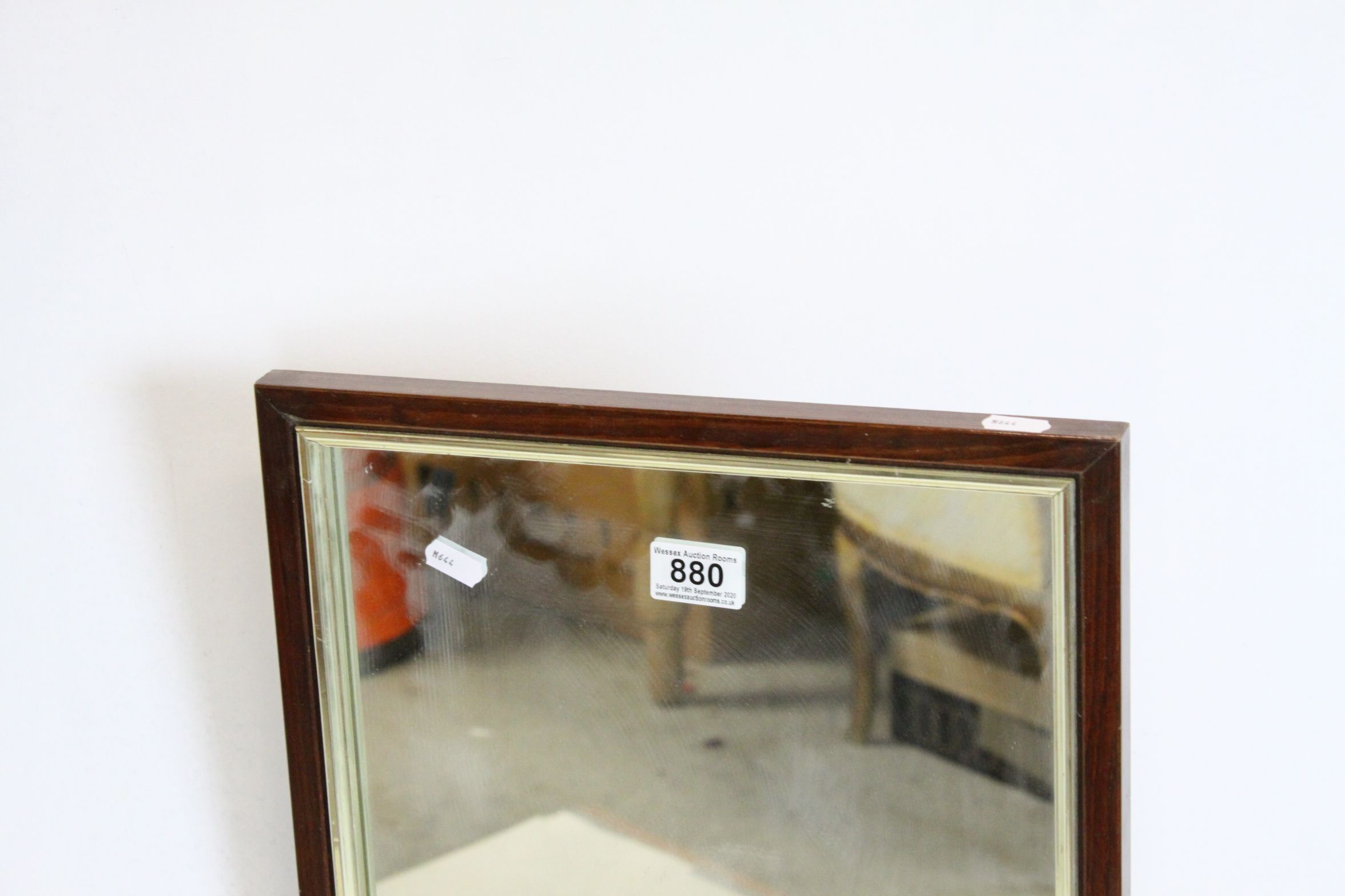Wooden Framed Rectangular Mirror, 94cms x 36cms - Image 2 of 3