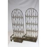 Pair of Wrought Iron Wall Brackets