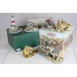 Boxed Harmony Kingdom 'Sin City ' Model together with a collection of Lilliput Lane and David Winter