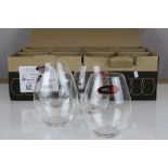 Twelve Riedel Degustazione Large Red Wine Tumblers, new boxed