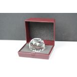 Swarovski Crystal Real Madrid Souvenir Paperweight in original box