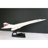 Bravo Delta Scale Model of British Airways Concorde on Stand, 59cms long