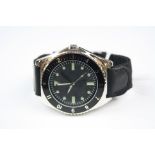 US Navy style Divers Watch on canvas strap