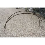 Large Garden Metal Top Section of an Arch, 214cms wide x 102cms high