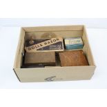 Collection of antique shaving collectables to include boxed Wilkinson's razors and a boxed Rolls