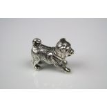 Silver figure of a Dog