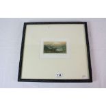 Piers Browne (born 1949), Signed Limited Edition Coloured Etching titled ' Rydale Water, October '