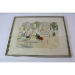 Edwin Ladell (1914-1970) ' Tuilane Gardens ' Signed Limited Edition Lithograph no. 4/35, image 49cms