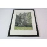 Piers Browne (born 1949), Signed Limited Edition Coloured Etching titled ' Stableford Mill,