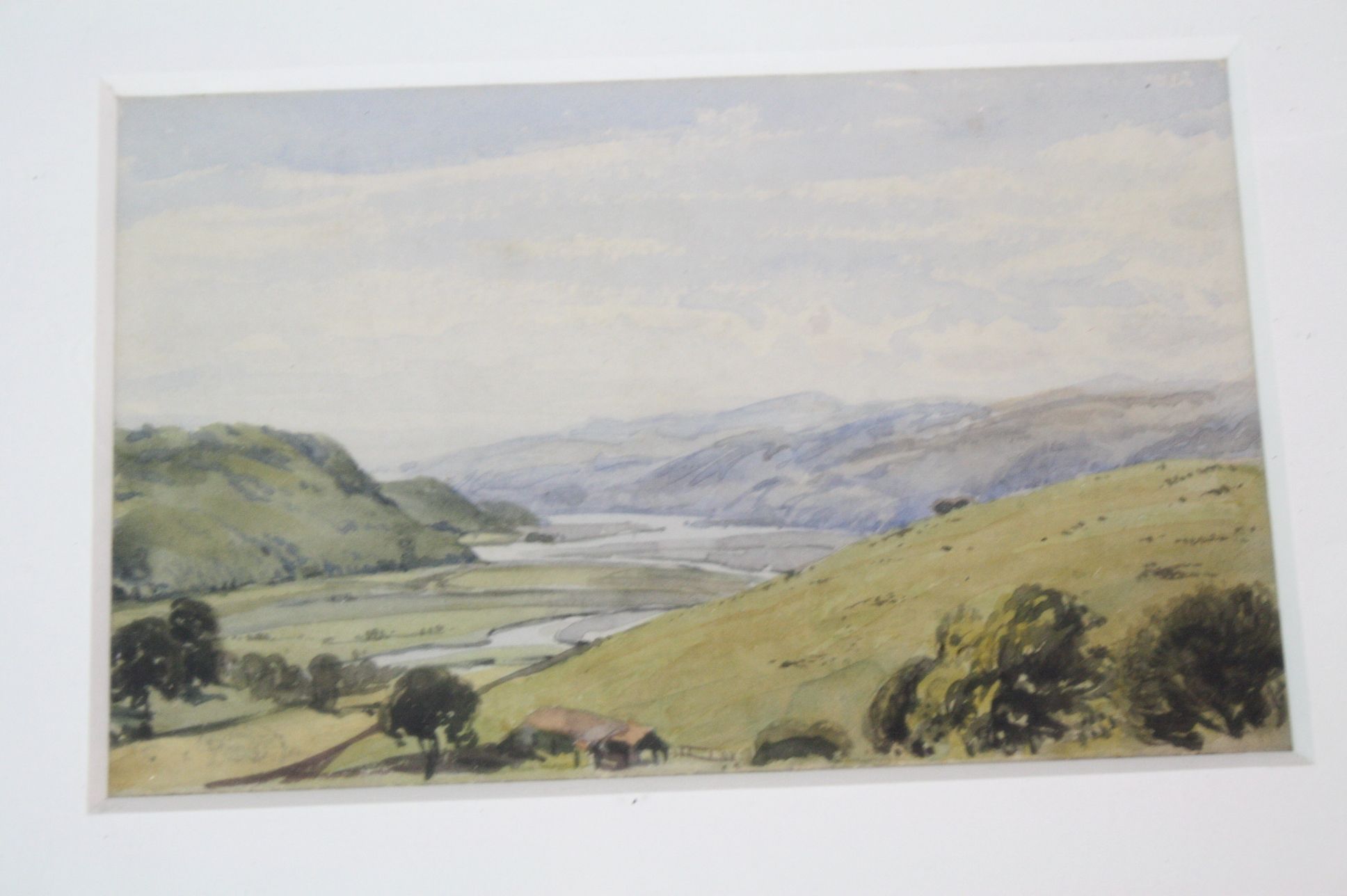 English School, 20th Century, The River Severn, Watercolour, 11.5 x 17.5cm, Provenance: from the - Image 3 of 5