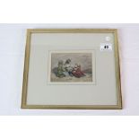 Mortimer Luddington Menpes (1855-1938), Three children kneeling down, Watercolour, Signed, approx