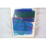 Charlotte Cornish (contemporary) Passing, abstract limited edition print, 19/95, signed and numbered